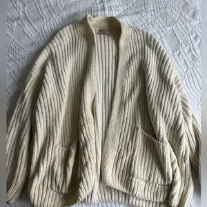 Urban Outfitters Cozy Cream Cardigan